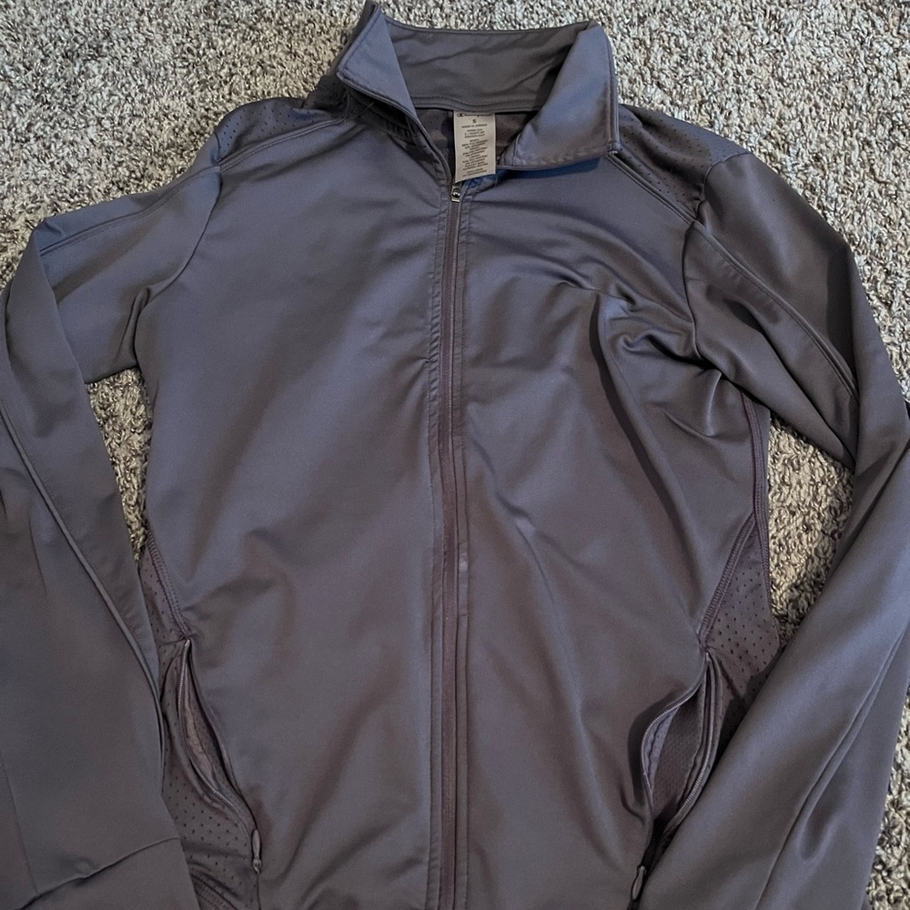 Champion purple zip up jacket